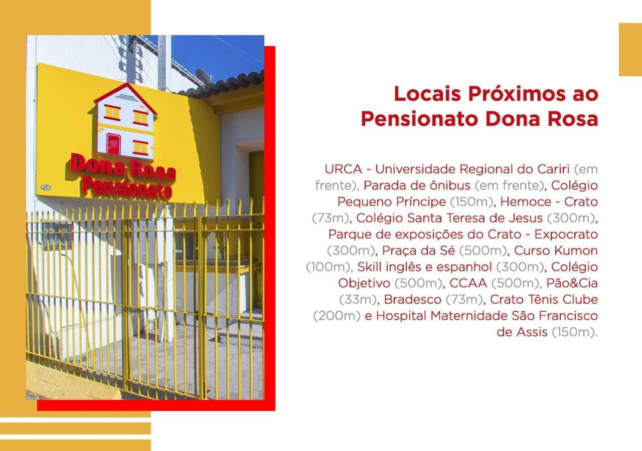 Pousada E Pensionato Dona Rosa - Crato,Ce Exterior foto